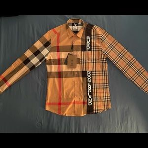 BURBERRY TALBY PLAD LONDON BUTTON UP